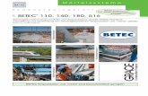 Stützenunterguss BETEC -  · PDF fileE-mail: info.betec@grace.com Grace Bauprodukte GmbH · Alte Bottroper Straße 64 · 45356 Essen · Tel. +49 (0)201 86147-0
