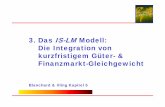 3. Das IS-LMModell: Die Integration von kfitikurzfristigem ...adam.vwl.uni-mannheim.de/fileadmin/user_upload/adam/Makro_B/VL_… · Der Gütermarkt und die IS-Gleichung 5-1 Auf dem