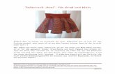 Tellerrock Rosi - für Groß und Klein · PDF fileRäuberhöhle Kappelrodeck/RäuberDesign; Anne Lott Es ist erlaubt Einzelstücke zu fertigen und zu verkaufen. Bei Verkauf muss der