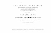 INDICA ET TIBETICA - uni-  · PDF fileINDICA ET TIBETICA ... Karl-Heinz GOLZIO Buddhas eigenes Land? ... 'Jig rten pha rol sgrub pa, Teil II, Wien 1988