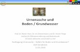 Urnenasche und Boden / Grundwasser - dbu.de · PDF fileGley Podsol Niedermoor Kalkmarsch KolluvisolKolluvisol Böden sind heterogen ... • dh. 10 cm/ha würde mit Asche/a bedeckt