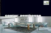 contur penthouse - wohnart- · PDF file42 Contur® Penthouse-23 Freischwinger, in Echt Leder, Edel-stahl Vierkantrohr, ohne Armlehne Contur® Penthouse-22 Vier-Fußstuhl, in Echt Leder,