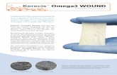 KerecisTM Omega3 WOUND - lamed.de · PDF fileKerecisTM Omega3 Wound wird aus der Haut von Fischen hergestellt, die reich an wertvollen Omega-3-Fettsäuren ist. Die Struktur dieser