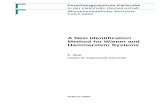 A New Identification Method for Wiener and Hammerstein …digbib.ubka.uni-karlsruhe.de/volltexte/fzk/6955/6955.pdf · Forschungszentrum Karlsruhe in der Helmholtz-Gemeinschaft Wissenschaftliche