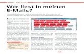 INTENET E-Mail- Tracking Wer liest in meinen E-Mails? · PDF fileINTENET E-Mail- Tracking 124 6/2014 E-Mails lassen sich problemlos so ma-nipulieren, dass der Absender auch gegen Ihren