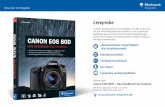 Canon EOS 80D – Das Handbuch zur Kamera · PDF fileKapitel Auf den Punkt scharfstellen mit der EOS D Wie gut der Autofokus auf ein sich bewegendes Motiv reagieren kann, hängt auch