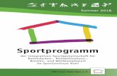Sportprogramm 2018 web - franz-sales-haus.defranz-sales-haus.de/fileadmin/user_upload/sport/downloads/Verein... · PDF file2 Sportprogramm - Inhaltsverzeichnis DJK Franz Sales Haus