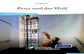 Peter und der Wolf - Dresdner · PDF file1 Sergei Prokofjew (1891–1953) Peter und der Wolf Ein musikalisches Märchen für Kinder op. 67 Text in einer Fassung von Loriot SchauspielerInnen