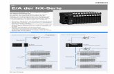 NX- E/A der NX-Serie - · PDF fileE/A der NX-Serie 1 NX-@ E/A der NX-Serie Geschwindigkeit und Genauigkeit steigern die Maschinenleistung ... (10 Durchgänge zu je 10 Min. = 100 Min.