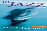 18. R JAZZ AHRENSHOOPE FEST - ostseebad · PDF fileSamstag, 24. Juni 2017 13.00 – 16.00 Uhr Papa Binnes Jazz Band Traditional Jazz, Oldtime Jazz, Dixieland Jazz, Blues, Swing Stefan