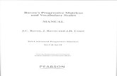 MANUAL - Pearson · PDF fileRaven's Progressive Matrices und Vocabularv Scales MANUAL J.C. Raven, J. Raven und J.H. Court Teil 4 Advanced Progressive Matrices SetI&SetII Deutsche