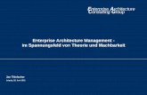 Enterprise Architecture Management - im Spannungsfeld · PDF fileEAM -UniL 120622 EACG GmbH 2 Agenda EACG in Kürze Enterprise Architecture Management EAM - Frameworks Beispiel Enterprise