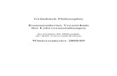 Grünbuch Philosophie Kommentiertes Verzeichnis der ... · PDF fileGrünbuch Philosophie Kommentiertes Verzeichnis der Lehrveranstaltungen des Instituts für Philosophie der Ruhr-Universität