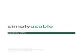 Usability KPIs - Simply · PDF fileSimply usable Usability Modifikation: Usability KPI Seite 4 3. Methode für Usability KPI Aufgabe: Identifizierung von Nutzungsanfor-derungen über