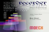 Sylvia Corinna Rosin - moeck. · PDF fileSylvia Corinna Rosin (*1965) Bear Heart – 2016 – for recorder orchestra Edition Moeck Nr. 3347 MOECK VERLAG CELLE score and 9 parts