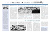 Lübecker Altstadtzeitung - trave.de · PDF filetiger Pluspunkt ist die Ruhe, ... Sunder-Plassmann Architekten, bfö, privat Gewusst wo ... vermutet, dass der große bun