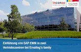 Einführung von SAP EWM in zwei - · PDF fileernstingʼs family – unternehmen und logistikstruktur projektziele agenda projektverlauf ausgewÄhlte prozesse / technische besonderheiten