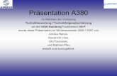 Technikbewertung / Technikfolgenabschätzung HAW · PDF filePräsentation A380 Diese Präsentation ist innerhalb eines sehr kurzen Zeitraumes entstanden. Wir weisen ausdrücklich darauf