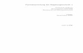 Formelsammlung für Regelungstechnik 1 · PDF fileFoSa zu RT1 bei Herrn Prof. R. Kern 5.4 Tabelle wichtiger Laplace-Transformierter . . . . . . . . . . . . . . . . . 15 6 Blockschaltbildumformung