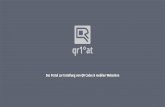 Download qr1°at Produktblatt - QR Code jetzt erstellen · PDF fileqr1oat 2 QR Code Manager für Agenturen und Marketingabteilungen Der QR Code Manager von qr1°at ist eine browser-basierte