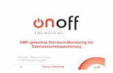 GMP-gerechtes Reinraum-Monitoring mit …onoff-group.de/pdfs/downloads/onoff_Lounges_2012_Reinraum... · mehreren WinCC flexible Stationen • Automatischer Import, sobald die Verbindung