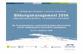 Bildungsprozesse gestalten - Innovationen  · PDF fileBiMa als „Bildungsbetriebsmanagement ... z.B. Leitbildentwicklung, ... Vision, Leitbild Programm-revision