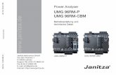 UMG 96RM-P UMG 96RM-CBM 6 UMG 96RM-P/-CBM Eingangskontrolle Der einwandfreie und sichere Betrieb dieses Gerätes setzt sachgemäßen Transport, fachgerechte Lagerung, Aufstellung ...