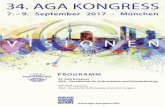 34. AGA KONGRESSkongressarchiv.aga-kongress.info/wp-content/uploads/2017/10/AGA... · 34. AGA KONGRESS 7. ... Opening Event: As a special opening, 3 pre-courses will be offered on