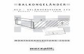 BALKONGELÄNDER - Ultsch F · PDF fileSeite 1.00 Allgemeine Richtlinien3 - 4 2.00 Balkongestaltung 5 – 8 3.00 Pfostenbefestigung 9 – 14 3.10 Pfostenabstände für Aufsteckplatte