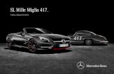 SL Mille Miglia 417. · PDF filePreise und Ausstattungsumfang. Code SL 400 SL 500 Kaufpreis Kaufpreis EUR ohne MwSt. EUR inkl. 19 % MwSt. Mille Miglia 417 P93 – 14.800,00 17.612,00