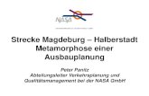 Strecke Magdeburg – Halberstadt Metamorphose einer ... · PDF fileÖPNV-Plan Restrukturierung Magdeburg - Halberstadt Struktur Magdeburg - Halberstadt: Zielkonzept MD -Buckau Beyendorf