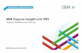 IBM Cognos Insight und TM1 · PDF file2 IBM Cognos Insight im Überblick Data Discovery, Analyse und Planung Entdeckung von Trends, Analyse von Szenarien Einfach zu bedienen mit umfangreichen