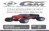 · PDF fileEINFÜHRUNG Vielen Dank, dass Sie sich für den Low Rider Monster Truck 4WD - RTR von GM-Racing entschieden haben. Diese Einführung enthält die