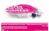 Open Telekom Cloud · PDF fileCloud Server Backup Service Backup 3000 Tag Management Service Predefined tag 500 Distributed Message Service Queue 5 Scalable File Service File
