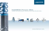 HAIMER Power Mill -  · PDF fileEN-GJL200 (GG20),EN-GJLZ (GG40), EN-GJS-400-15 (GGG40) 0.6020, 0.6040, 0.7040 450 N/mm² 110 – 130 130 – 150 200 – 220 K2 Gusseisen Cast iron