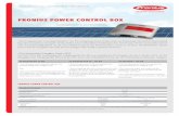 Fronius power control box - Solar Großhandelrenosolar.de/.../Fronius/Fronius_Power_Control_Box__M_06_0019_DE… · / Batterieladesysteme / Schweißtechnik / Solarelektronik Fronius