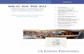 MLC 62 RS EU -   · PDF fileM L C 6 2 R S E U Der MLC 62 RS EU MediaLink®-Controller ist eine einfach zu nutzende Mediensteuerung mit Tastenbedienfeld für