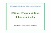 Die Familie Henrich - tla/boehmen/grenzgaenger/... · PDF file- 3 - im engeren Sinne e r z g e b i r g e r Linie in Schönwald, welcher Josef Henrich (1879-1943) entstammte. Die grasengrüner