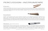 PERCUSSION -INSTRUMENTE - musikschulwerk-bgld.at · PDF filePercussion - Instrumente Burgenländisches Musikschulwerk | Fachgruppe Schlaginstrumente 2007