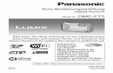 Kurz-Bedienungsanleitung Digital-Kamera · PDF file2 VQT4U02 (GER) Sehr geehrter Kunde, Wir möchten diese Gelegenheit nutzen, um Ihnen für den Kauf dieser Digital-Kamera von Panasonic