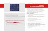 CS6P-P de · PDF fileModule des Typs CS6P sind widerstandsfähige Solarmodule bestehend aus 60 Solarzellen und können für netzgekoppelte Anlagen eingesetzt werden