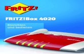 FRITZ!Box WLAN 4020 - avm.de · PDF fileFRITZ!Box 4020 9 Hinweise zu Funkstörungen und Interferenzen Funkstörungen können von jedem Gerät erzeugt werden, das elektromagnetische