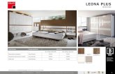 leona plus - Schlafzimmermöbel Made in · PDF fileAlle Maße sind ca. Maße in cm 29-09-16-1 Maß-, Farb-, Modellabweichungen und Preisirrtümer vorbehalten. 1 leona plus steFFen