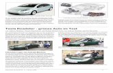 Tesla Roadster - grünes Auto im Test - solar+mobil+net ... · PDF fileSolarmobil Zeitschrift Nr. 71 – Oktober 2008 - 7 - Ladeanschluss am grünen Tesla, und Dreiphasen-Ladekabel