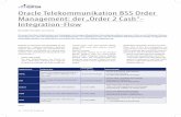 Oracle Telekommunikation BSS Order Management: der „Order ... · PDF fileOracle Telekommunikation BSS Order Management: der „Order 2 Cash“- Integration-Flow ... – Order To