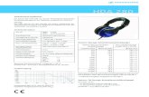 HDA 280 - Sennheiser 280 Audiometrie-Kopfhörer Die Bauart des HDA 280 ist von der Physikalisch-Technischen Bundesanstalt geprüft. Der Kopfhörer entspricht IEC 60645-1.