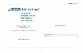Adlershof Directory I · PDF fileSLM-Speziallabor für angewandte Mikrobiologie GmbH Surflay Nanotec GmbH Technology Management Group TSE Systems GmbH
