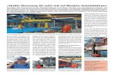 «Stadler Bussnang AG setzt voll auf Manitou-Arbeitsbühnen» · PDF fileSeit sieben Jahren ist die 170 AETJ von Manitou erfolgreich im Einsatz.. einrichtungen behoben werden. Die