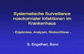 nosokomialer Infektionen im - Institut für Hygiene und · PDF file · 2009-01-09Systematische Surveillance nosokomialer Infektionen im Krankenhaus ­ Ergebnisse, Analysen, Rü ckschl