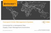 Transport Order Management System - Home - SupplyOn · PDF fileOfficial Supply Chain Management Automotive Customs / Foreign Trade, Transportation & Packaging Transport Order Management